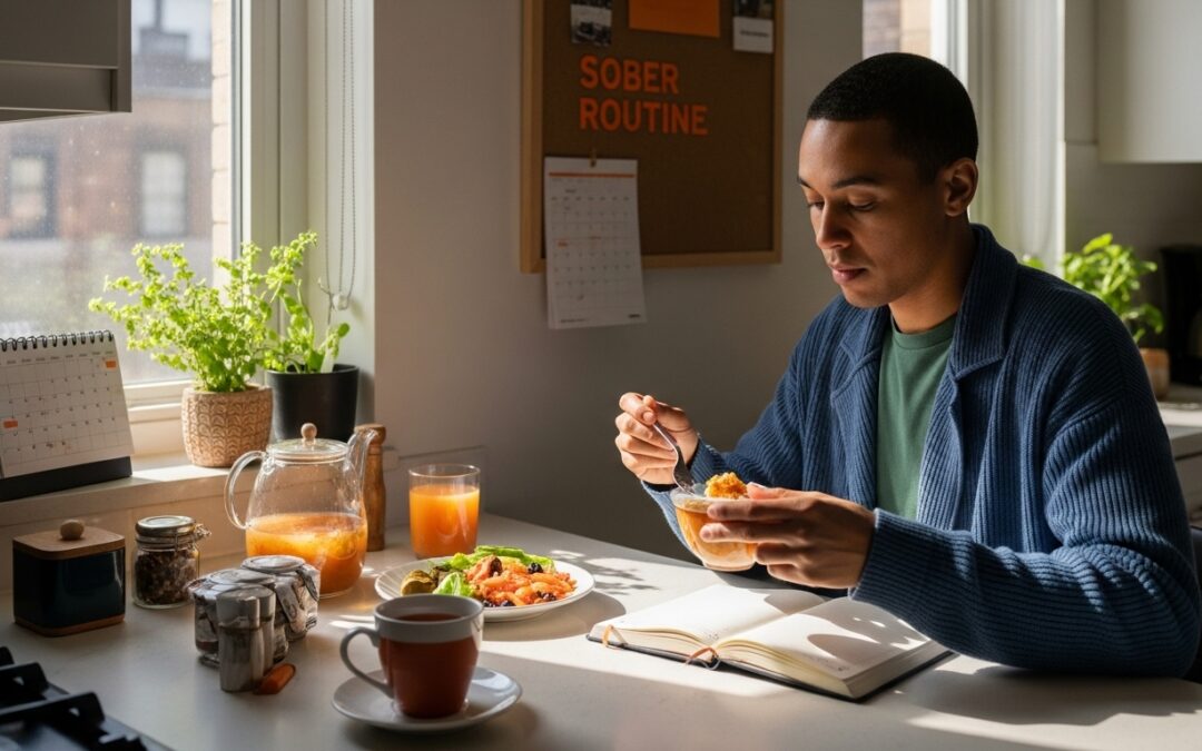 sober routine morning image