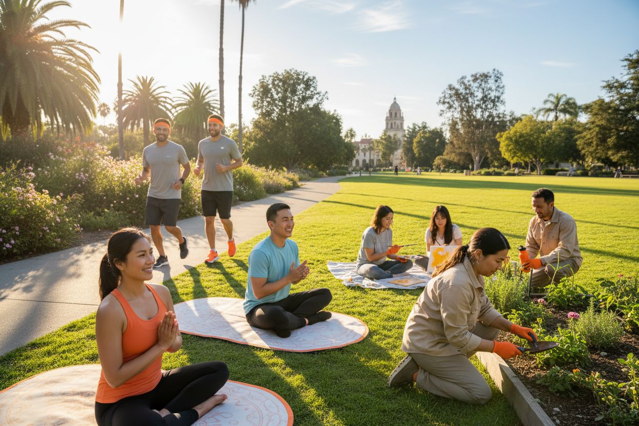 sober living activities, outdoor community, San Diego