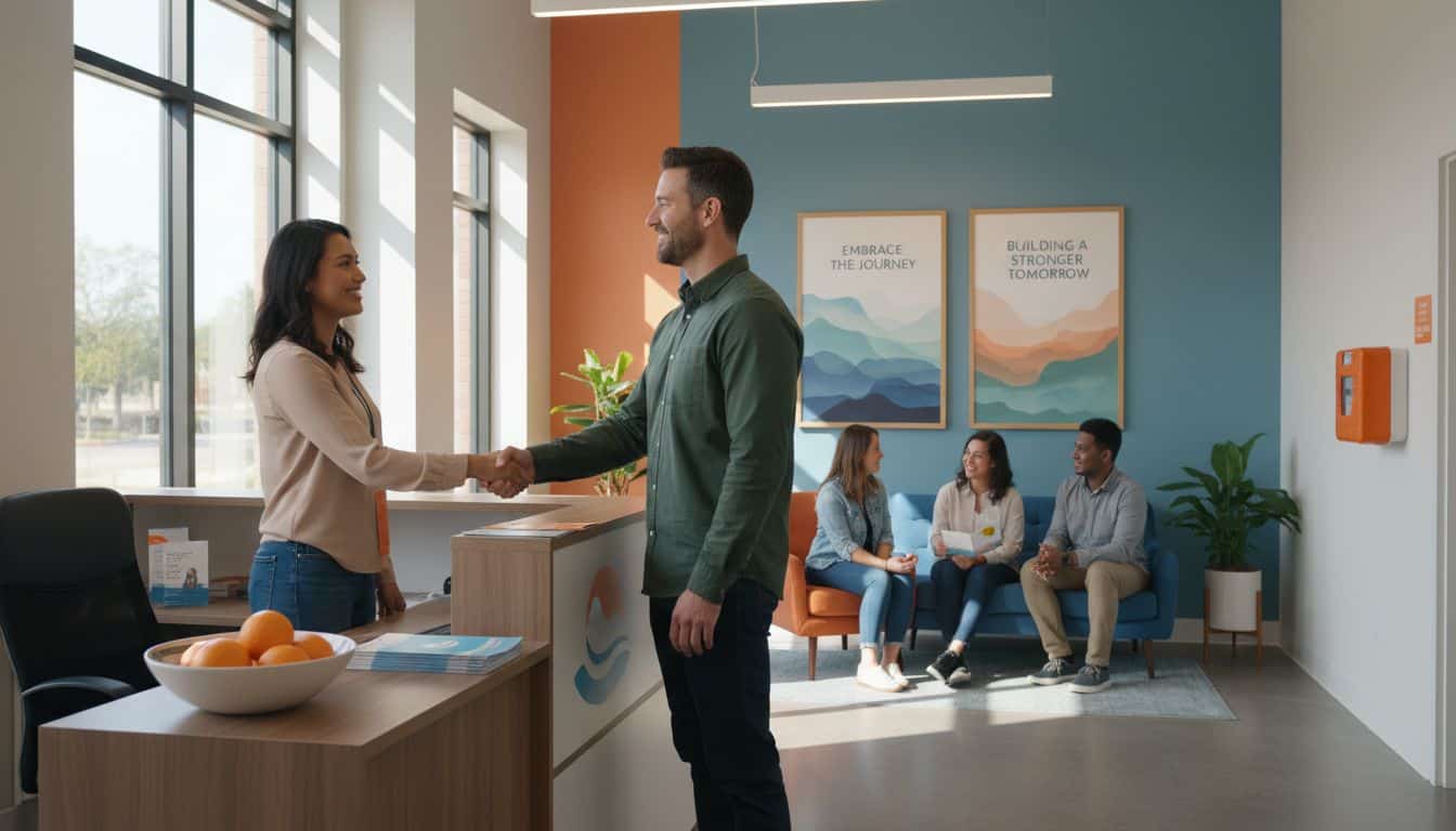 rehab center reception