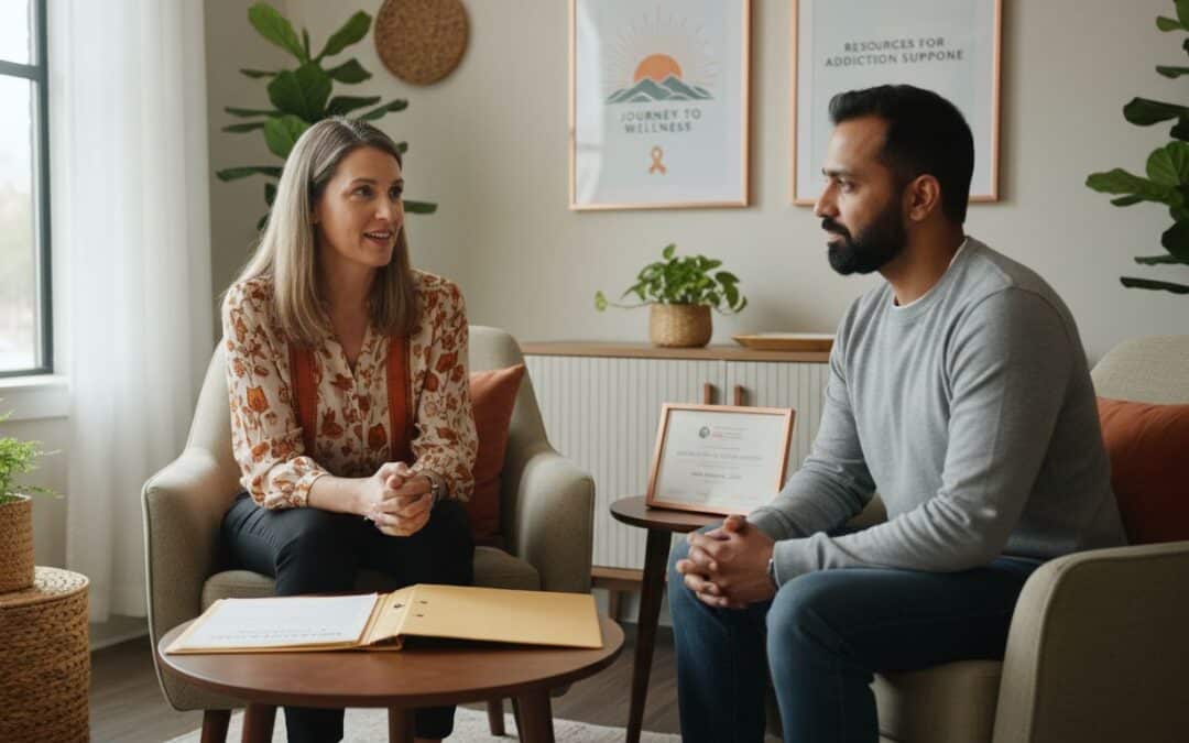 addiction therapy session